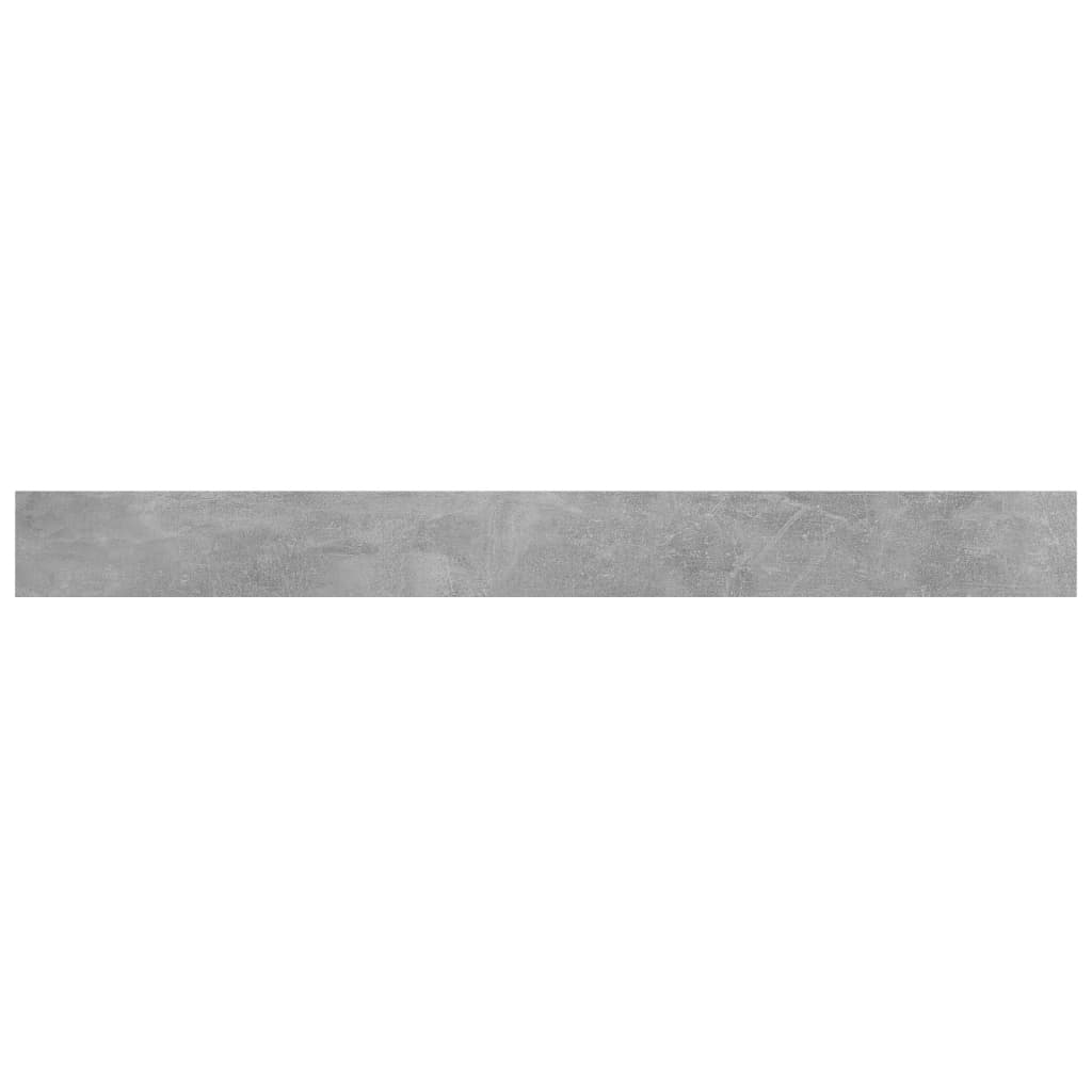 Knygų lentynos plokštės, 4vnt., betono, 100x10x1,5cm, MDP