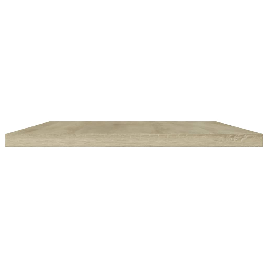 Knygų lentynos plokštės, 4vnt., ąžuolo, 100x20x1,5cm, MDP