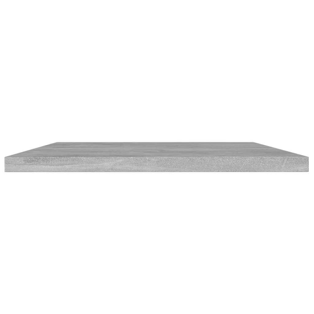 Knygų lentynos plokštės, 4vnt., betono, 100x20x1,5cm, MDP