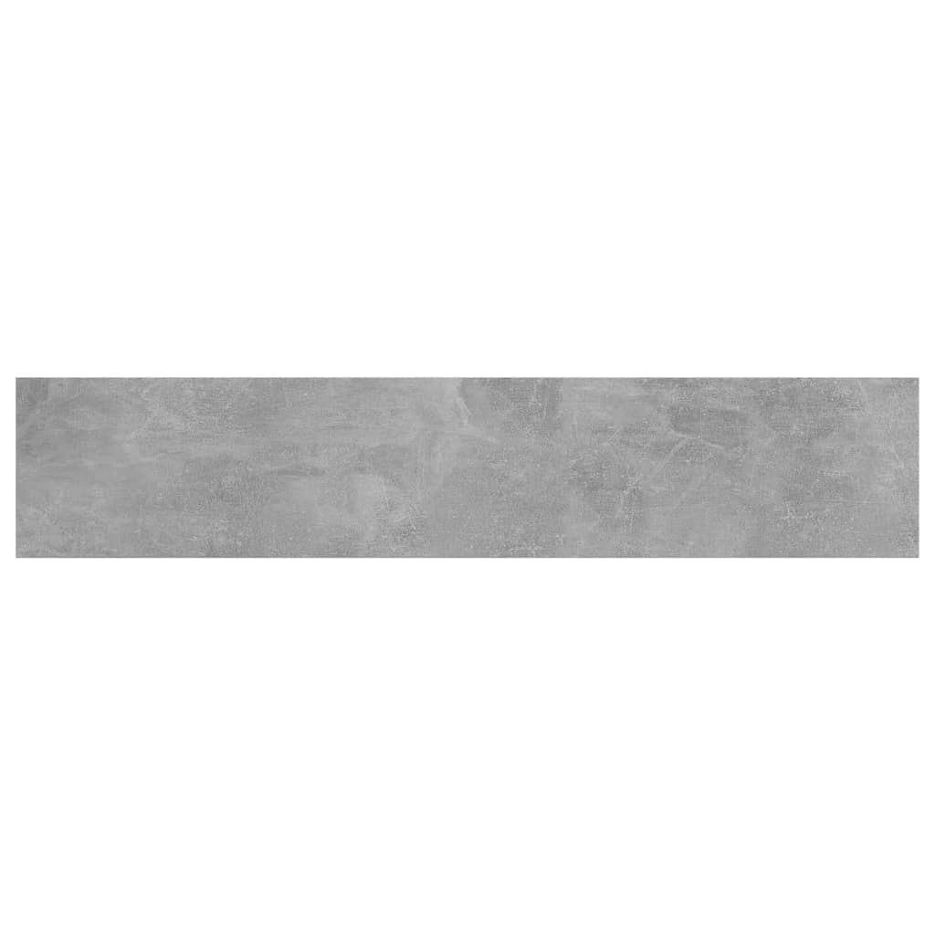 Knygų lentynos plokštės, 4vnt., betono, 100x20x1,5cm, MDP