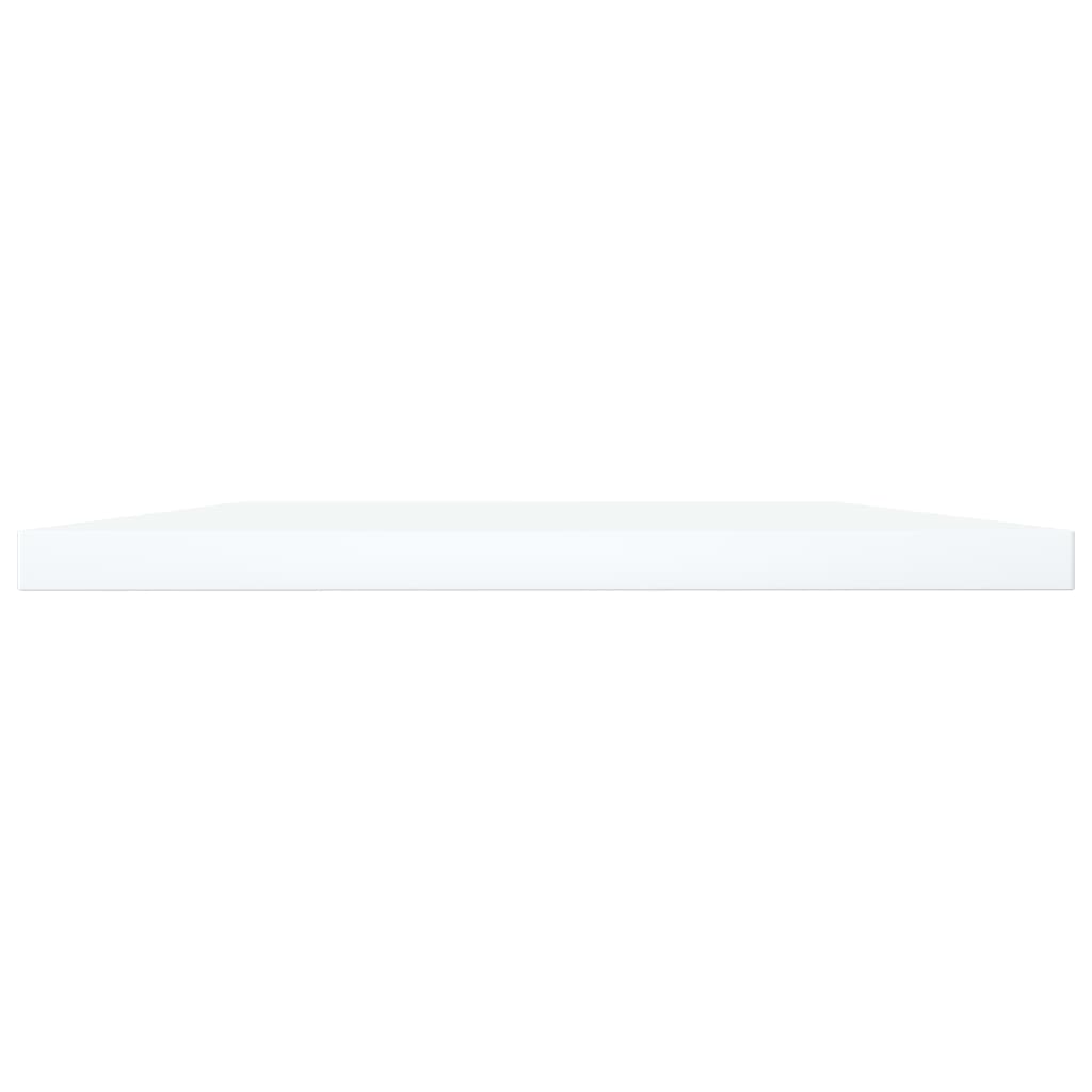 Knygų lentynos plokštės, 8vnt., baltos, 100x30x1,5cm, MDP