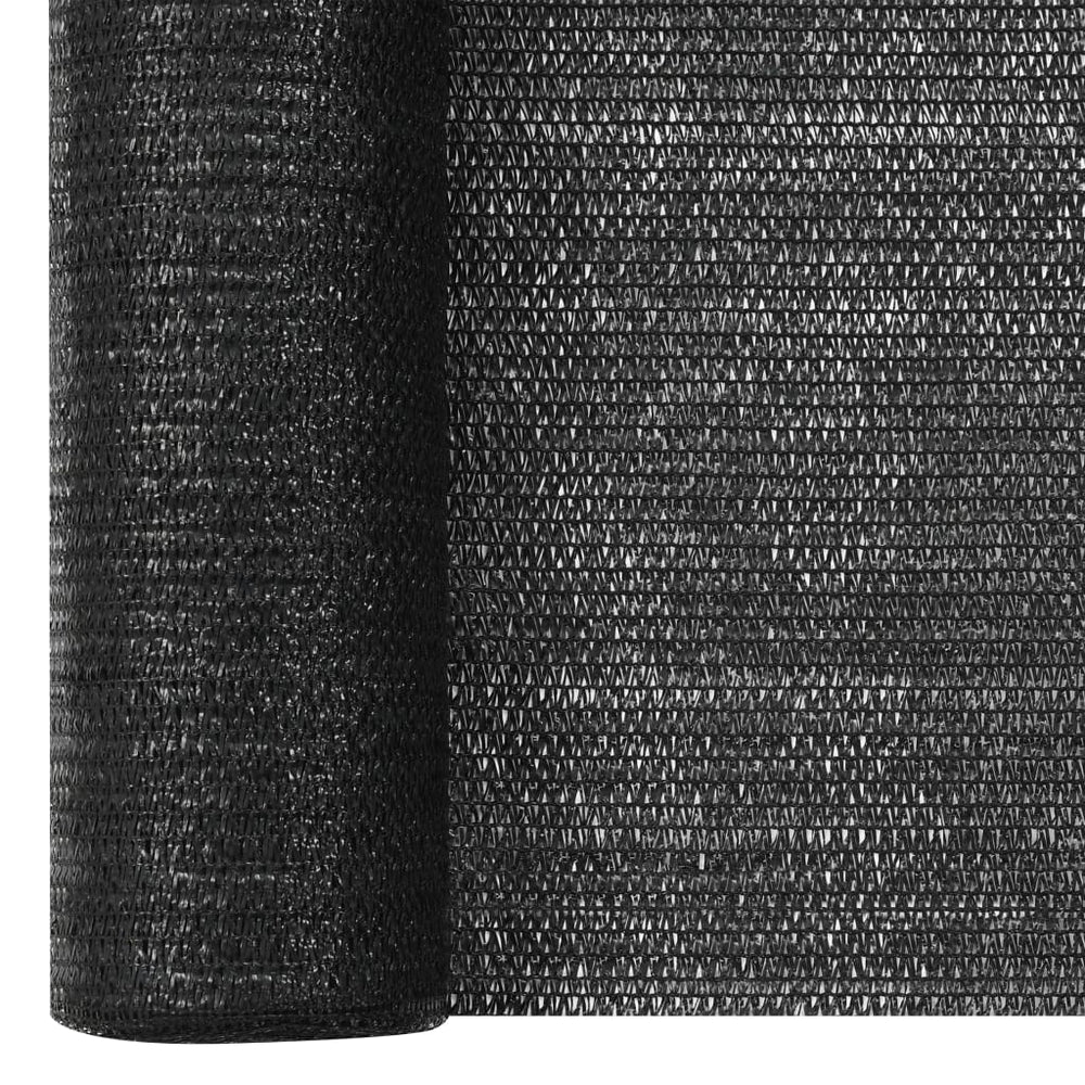 Privatumo suteikiantis tinklelis, juodas, 1,8x25m, HDPE, 75g/m²
