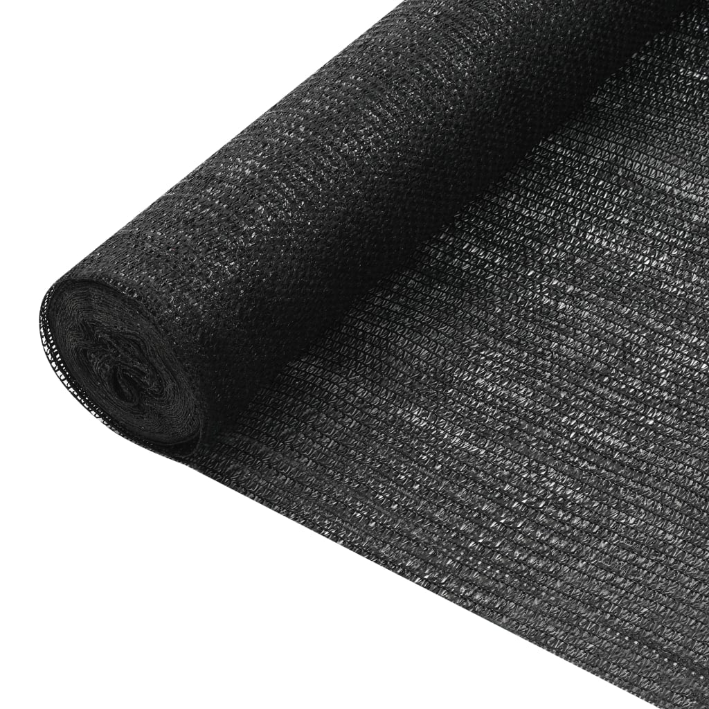 Privātuma tīkls, melns, 2x10m, HDPE, 75g/m²