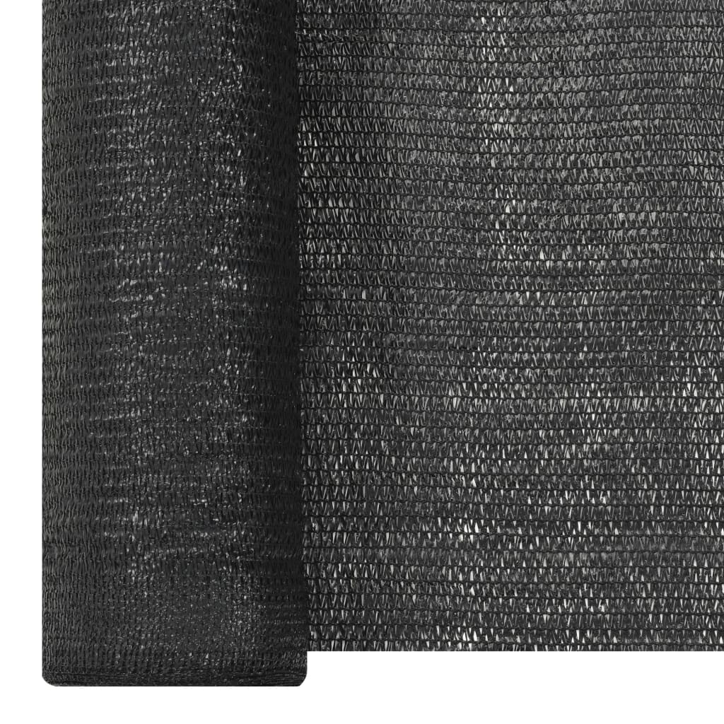 Privacy net, black, 1.2x10m, HDPE