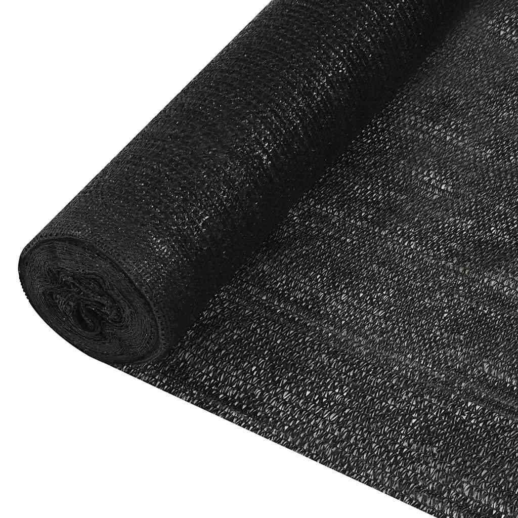 Privatumo suteikiantis tinklelis, juodas, 1,8x10m, HDPE