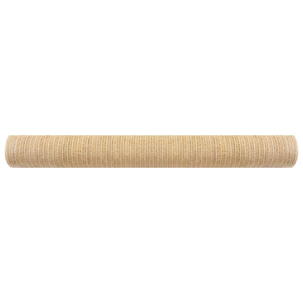 Privatumo suteikiantis tinklelis, smėlio, 1,2x10m, HDPE, 75g/m²