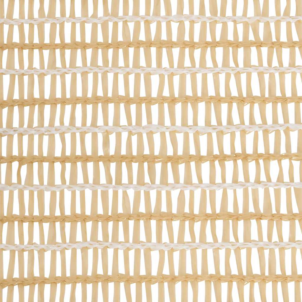 Privatumo suteikiantis tinklelis, smėlio, 1,2x10m, HDPE, 75g/m²