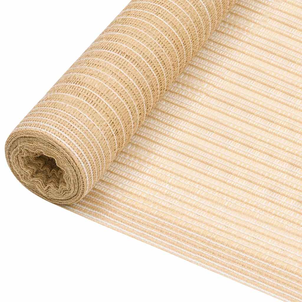 Privatumo suteikiantis tinklelis, smėlio, 2x10m, HDPE, 75g/m²
