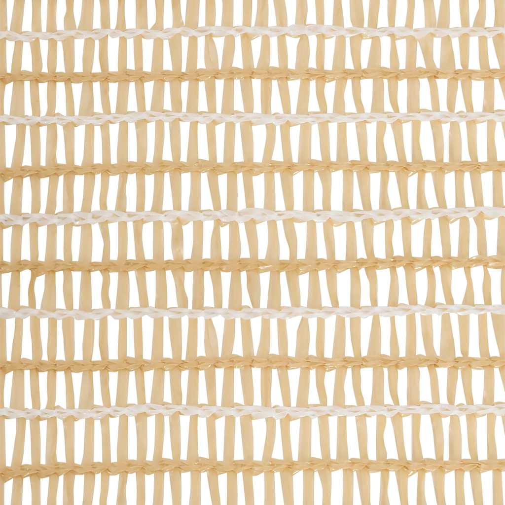 Privatumo suteikiantis tinklelis, smėlio, 1x10m, HDPE, 195 g/m²