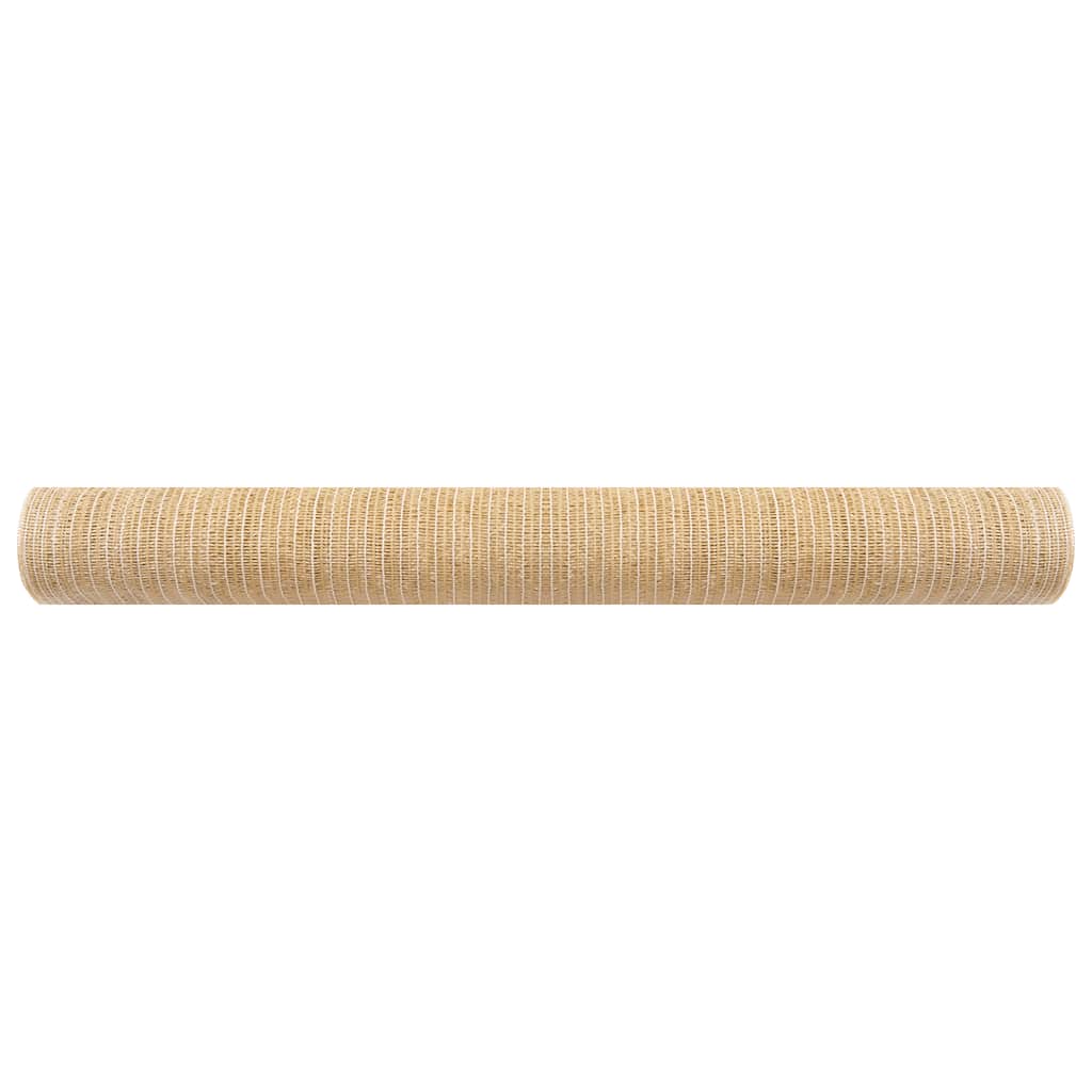 Privatumo suteikiantis tinklelis, smėlio, 2x25m, HDPE, 195g/m²
