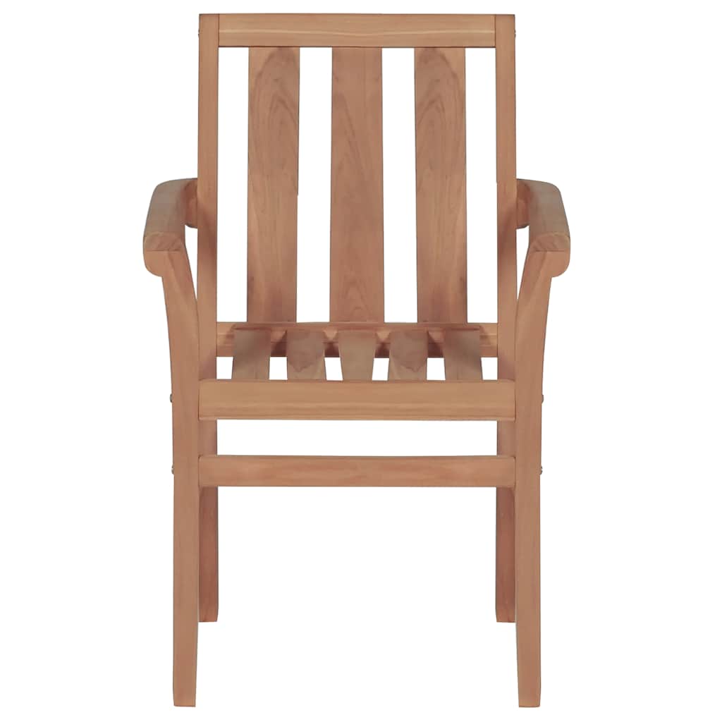 Garden chairs with cushions, 2 pcs., anthracite, solid teak
