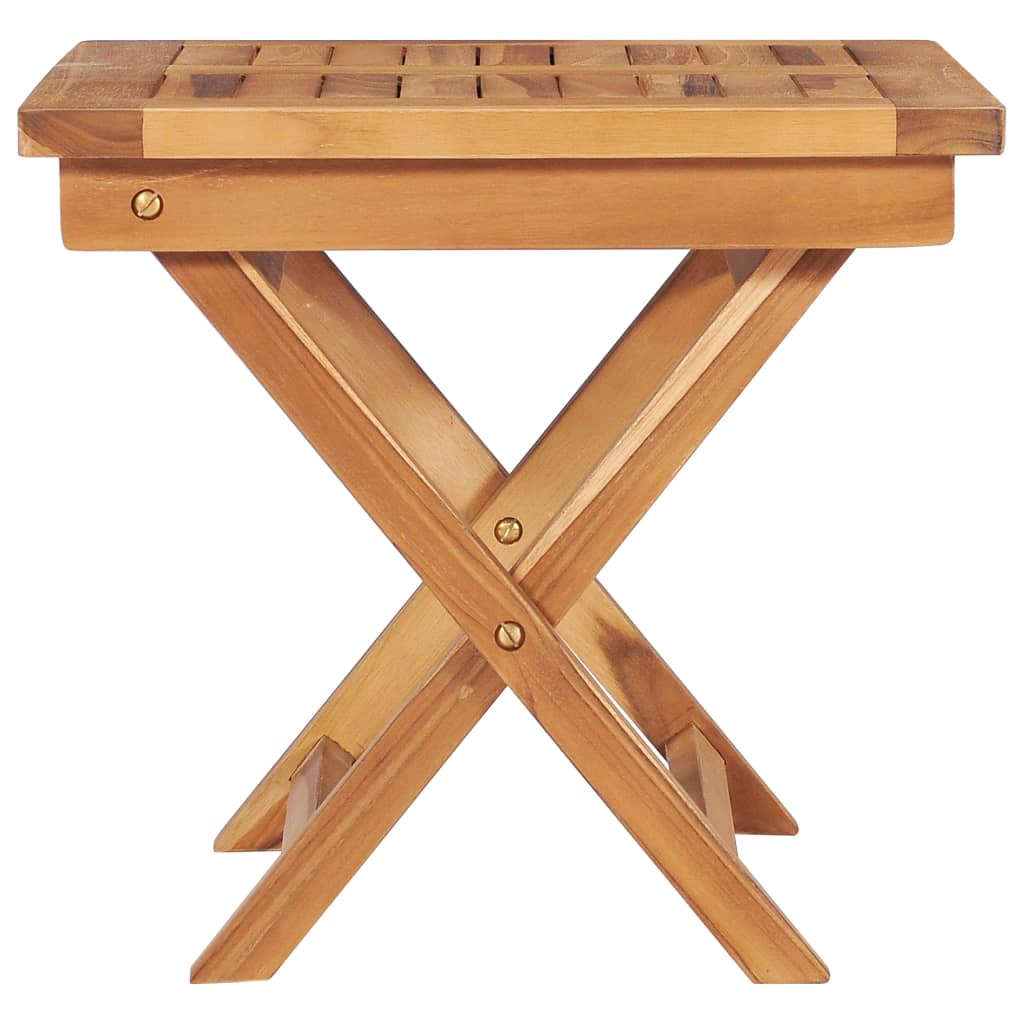 Sun lounger with table and mattress, solid teak wood