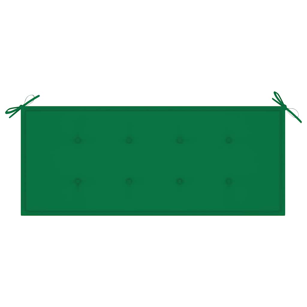 Sudedamas sodo suoliukas su pagalvėle, 128,5cm, tikmedis