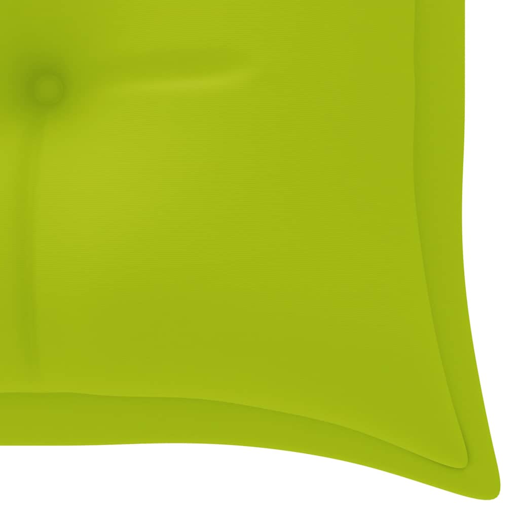Salokāms dārza sols ar spilvenu, 159 cm, tīkkoks