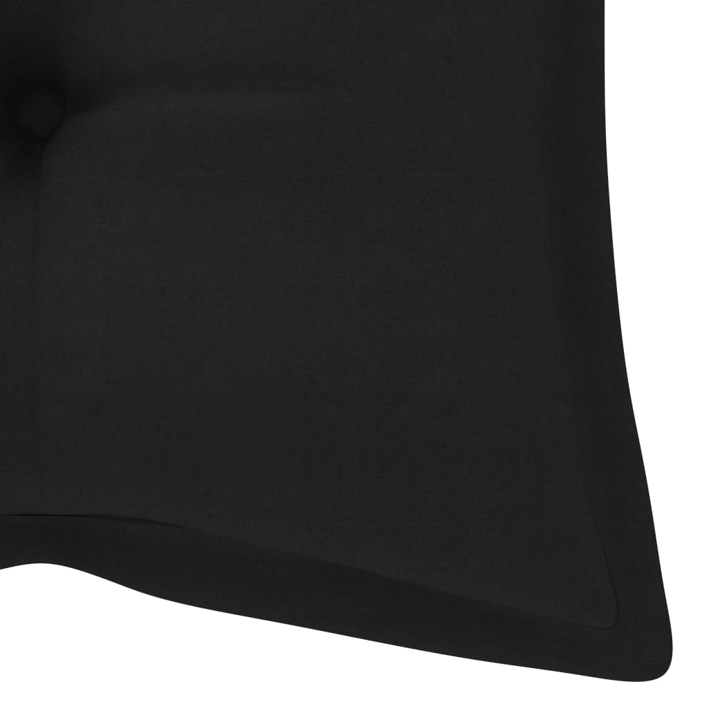 Dārza sols ar spilvenu, 120cm, akācijas masīvkoks
