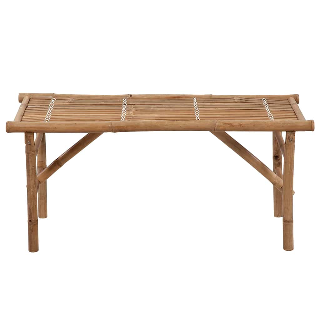Salokāms dārza sols ar spilvenu, 118cm, bambuss