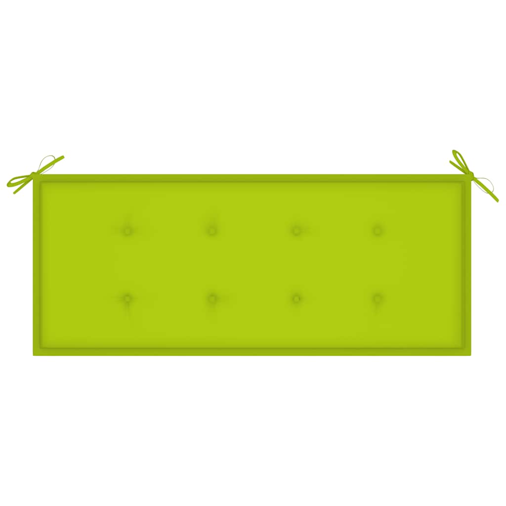 Sodo suoliukas su pagalvėle, 120cm, bambukas (41504+314082)