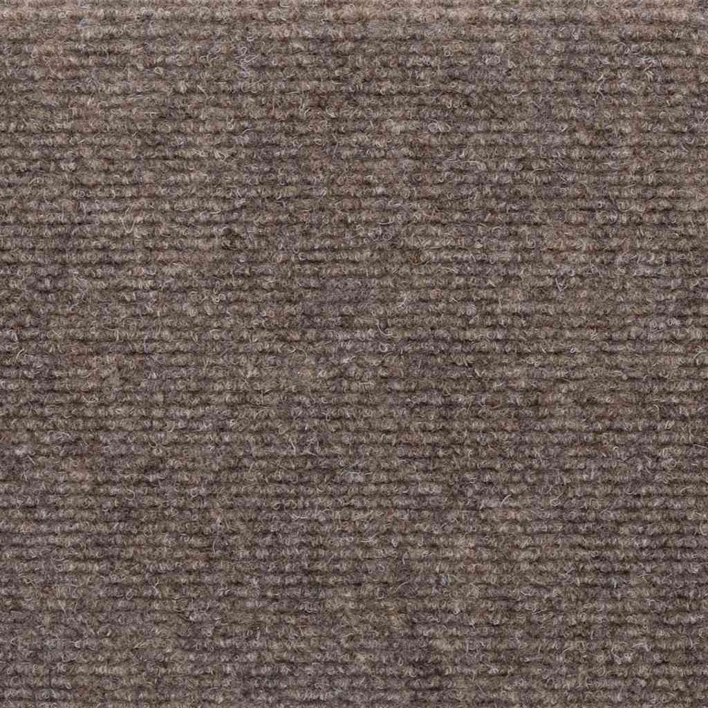 Kāpņu paklājiņi, pašlīmējoši, 15 gab., 65x21x4 cm, bēšā krāsā, taisnstūrveida malas