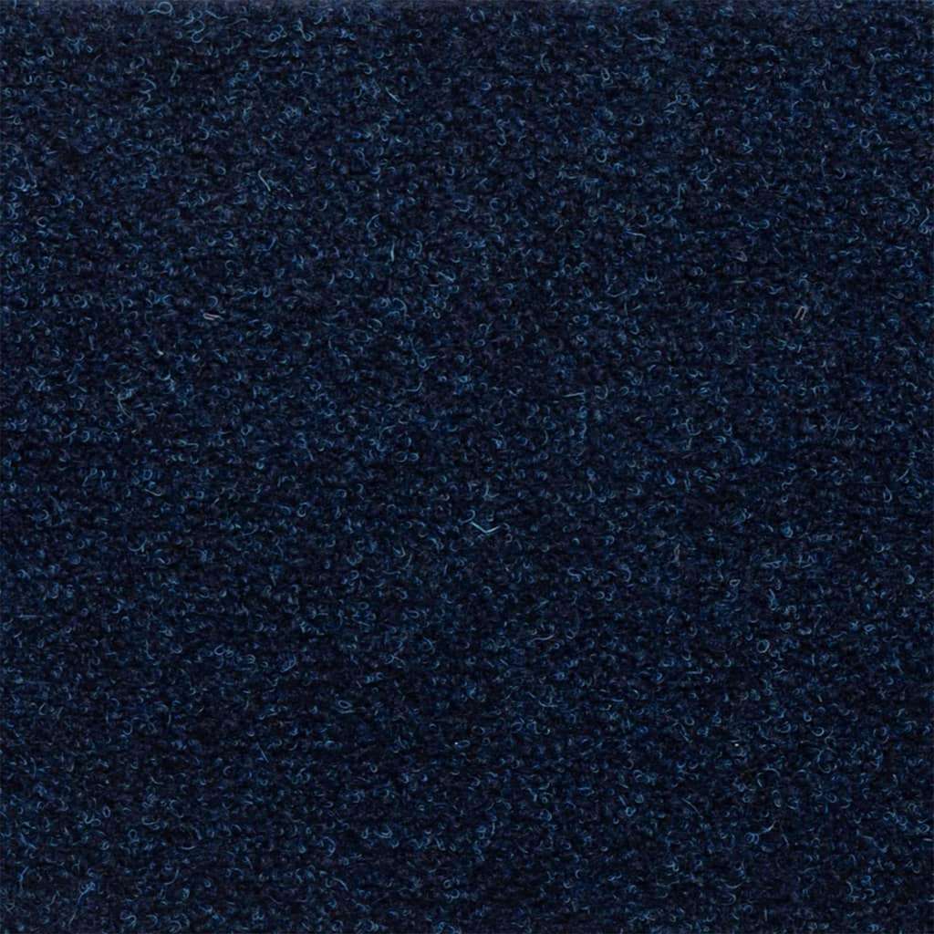 Laiptų kilimėliai, lipnūs, 15 vnt., 65x21x4 cm, tamsiai mėlyni, stačiakampiai kraštai