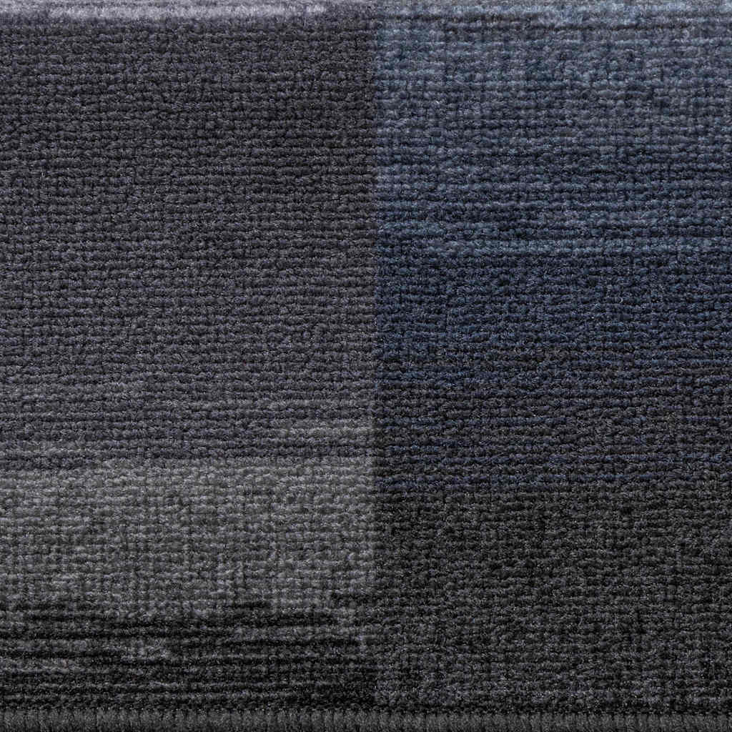 Lipnūs laiptų kilimėliai, 15vnt., juodas ir pilkas, 65x21x4cm