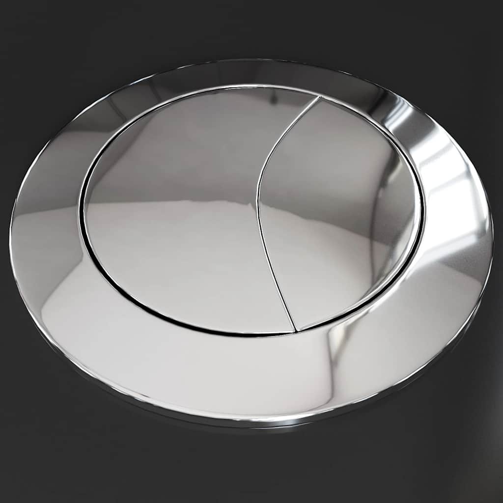 Toilet, black, round, ceramic