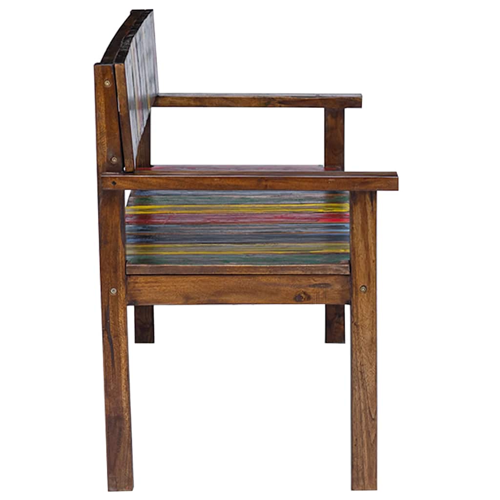 Dining chairs, 4 pcs, solid reclaimed wood