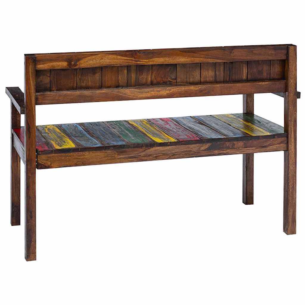 Dining chairs, 4 pcs, solid reclaimed wood