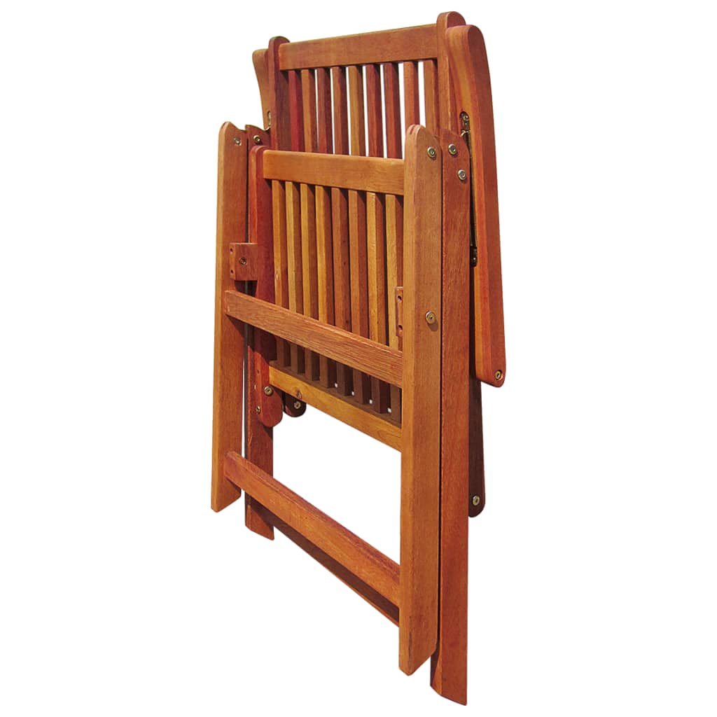 Folding Garden Chairs, 6 pcs., Solid Acacia Wood