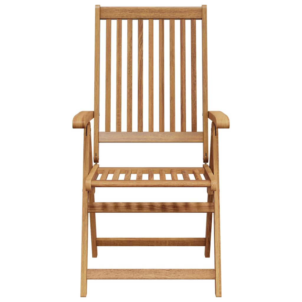 Folding Garden Chairs, 6 pcs., Solid Acacia Wood