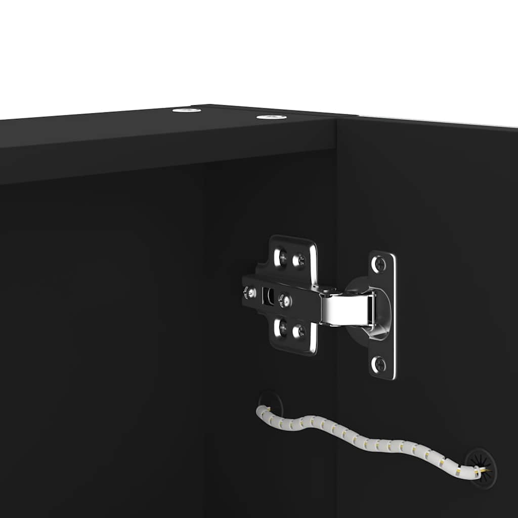 Veidrodinė vonios spintelė su LED apšvietimu, 80x12,2x68cm