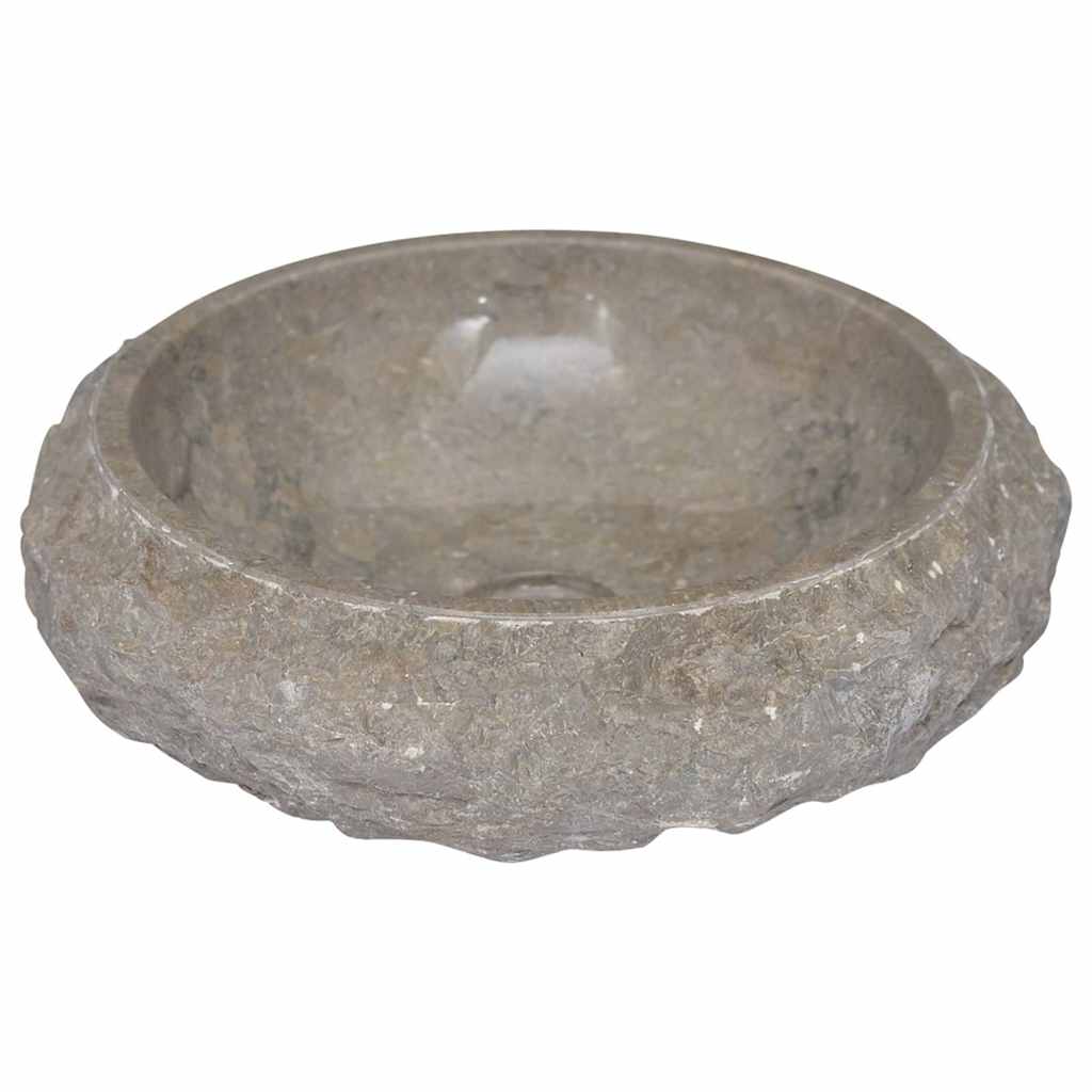 Praustuvas, pilkos spalvos, skersmuo 40x12cm, marmuras