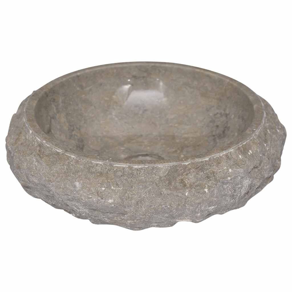 Praustuvas, pilkos spalvos, skersmuo 40x12cm, marmuras