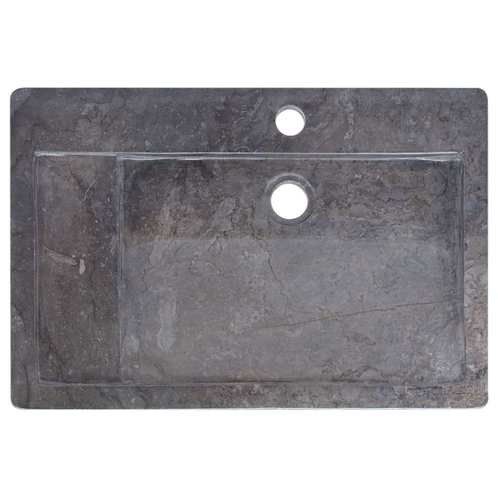 Izlietne, melna, 58x39x10cm, marmors