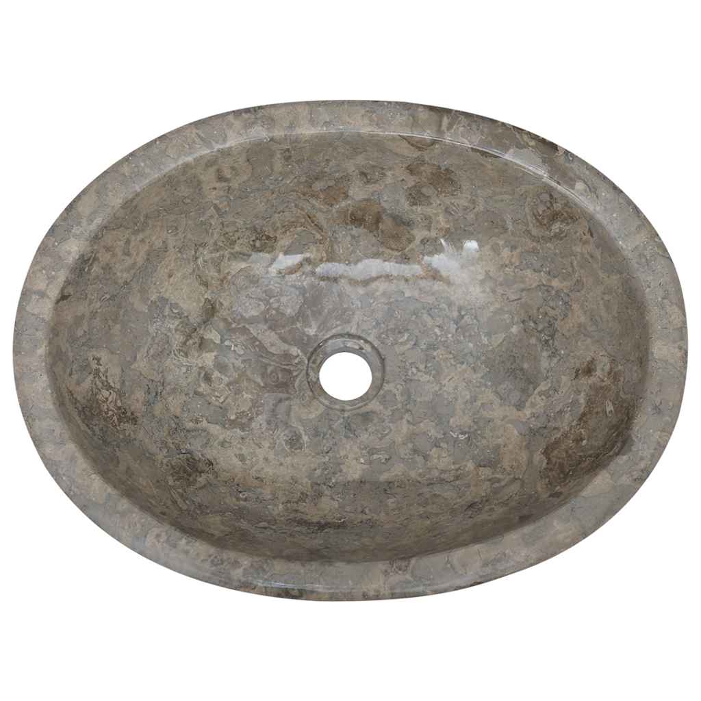 Izlietne, pelēka, 53x40x15cm, marmors