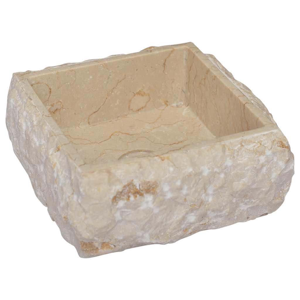 Izlietne, krēmkrāsas, 30x30x13cm, marmors