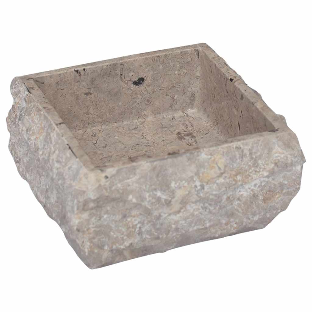 Sink, grey, 30x30x13cm, marble