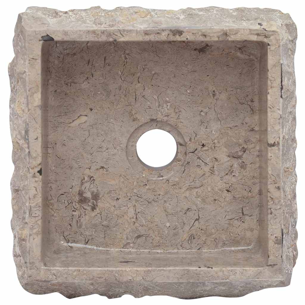 Sink, grey, 30x30x13cm, marble