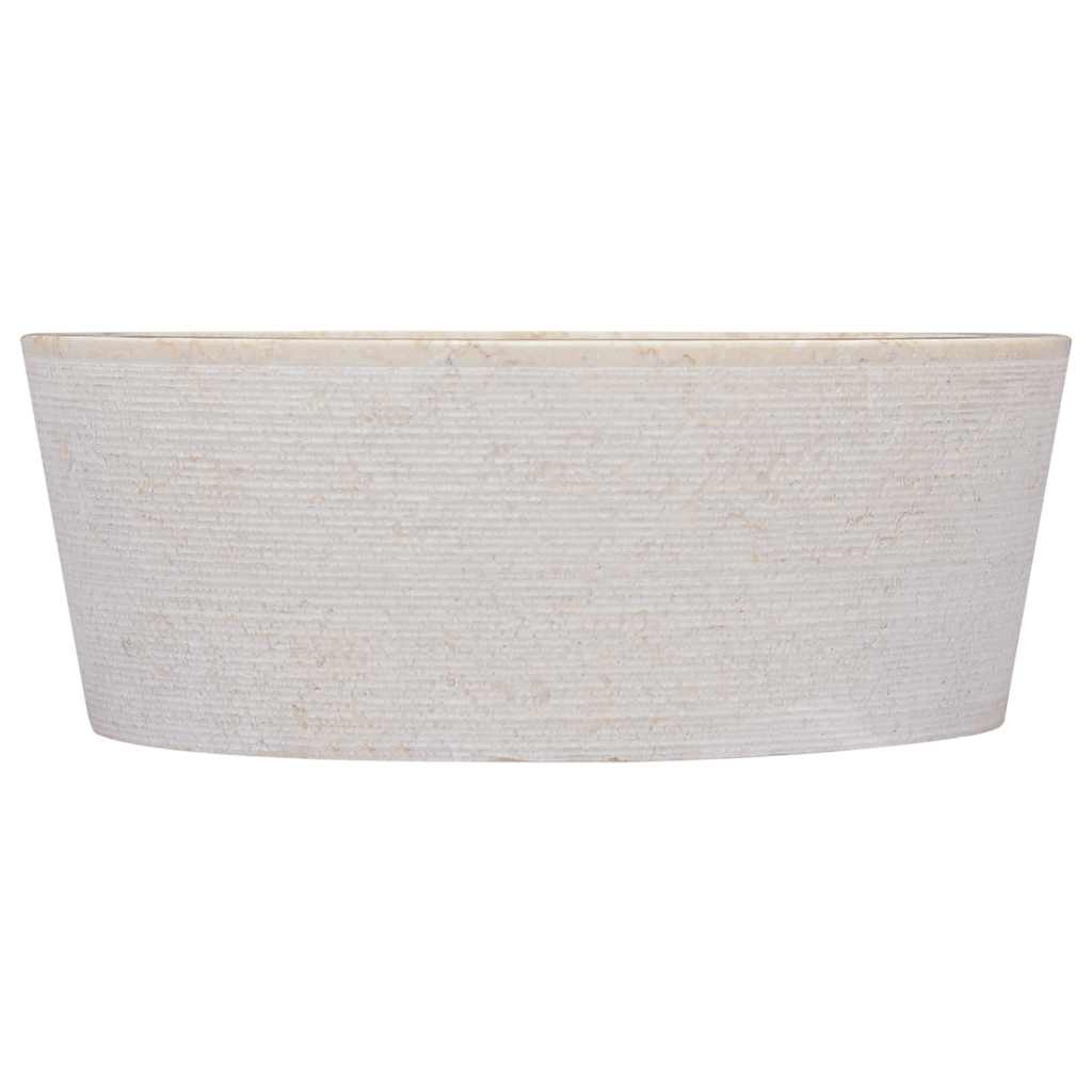 Sink, cream, diameter 40x15cm, marble