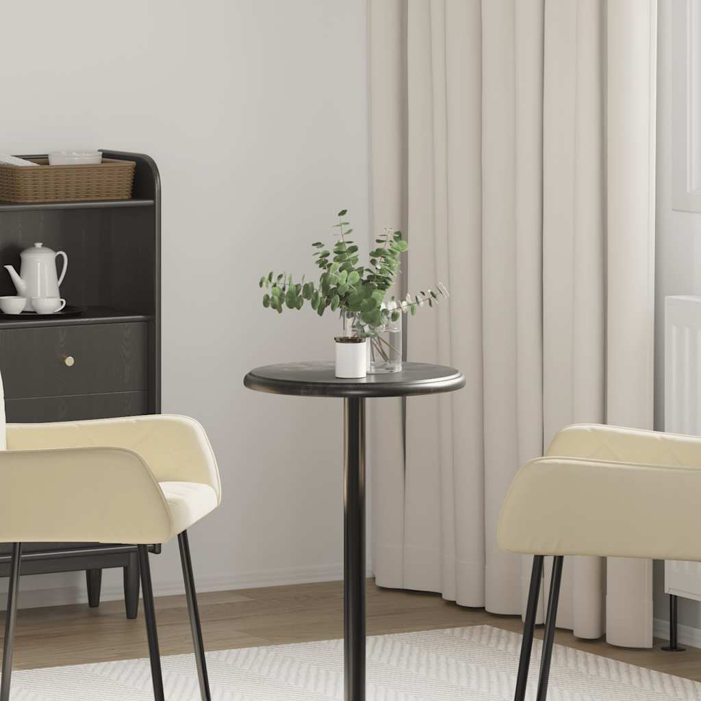 Virsma, melna, diametrs 40x2,5 cm, marmors