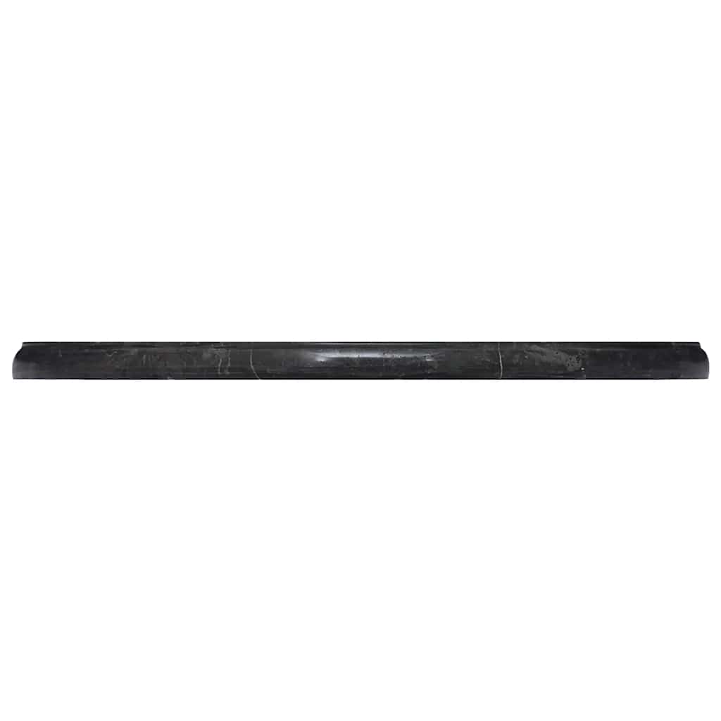 Tabletop, black, 50x2.5cm diameter, marble