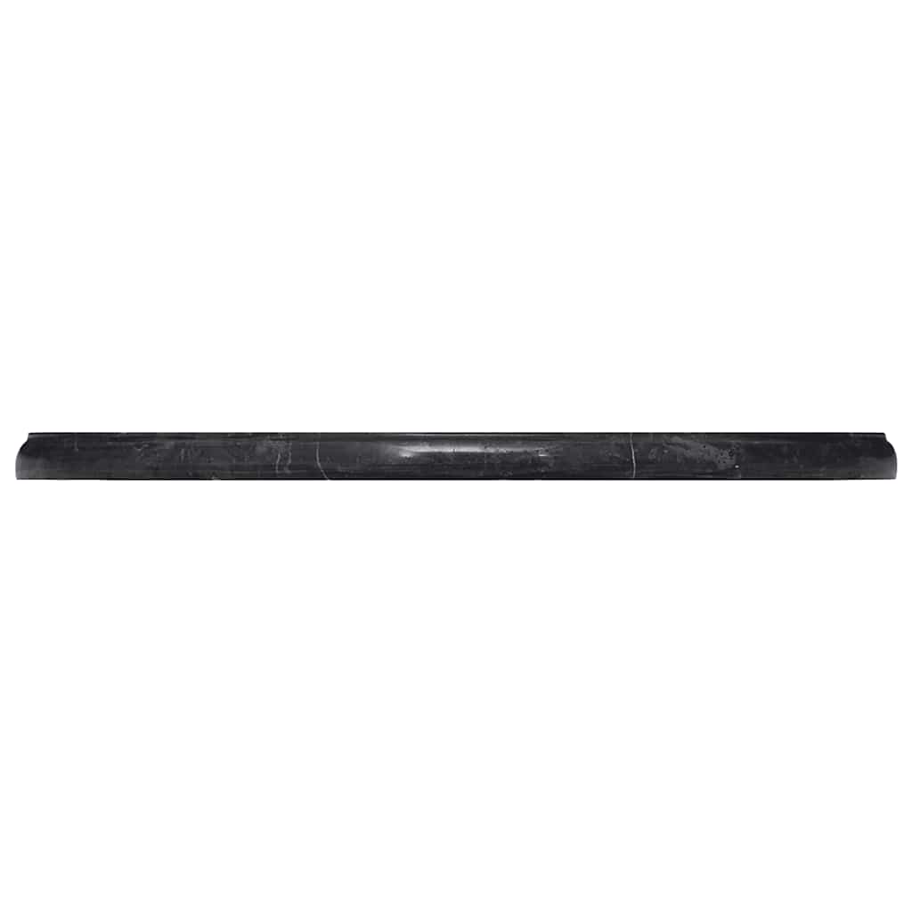 Tabletop, black, 50x2.5cm diameter, marble