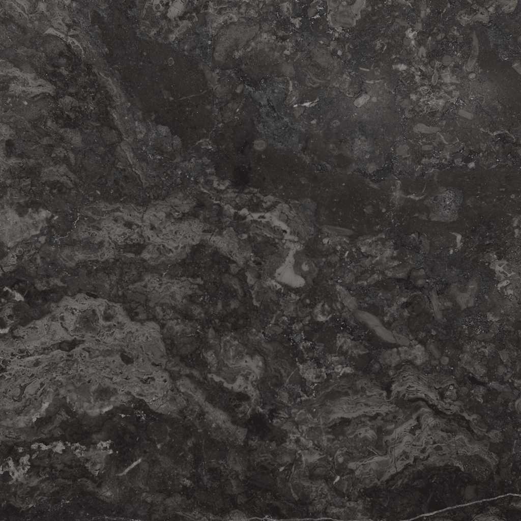 Tabletop, black, 50x2.5cm diameter, marble
