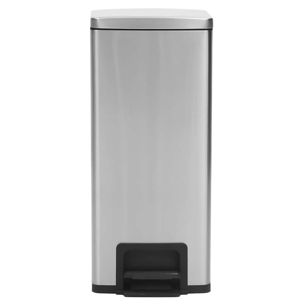 Pedāļu miskaste, sudraba, nerūsējošais tērauds, 30l