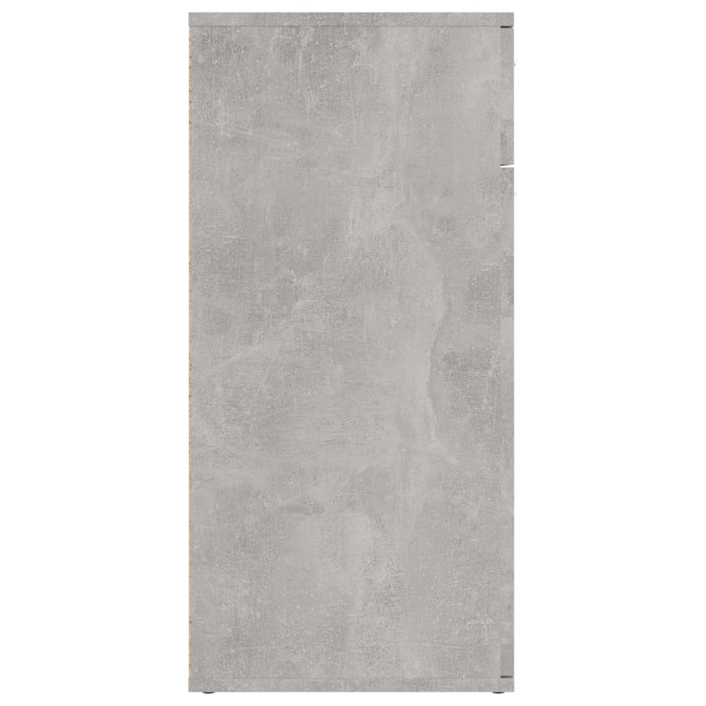 Sideboard, concrete gray, 80x36x75cm, particle board
