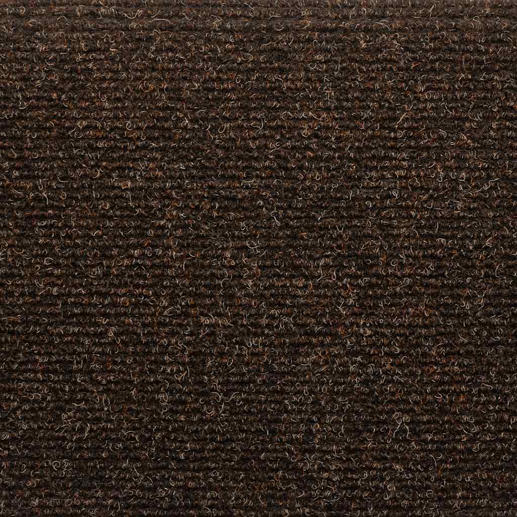Laiptų kilimėliai, lipnūs, 10 vnt., 65x21x4 cm, rudi, pusapvaliai, dideli