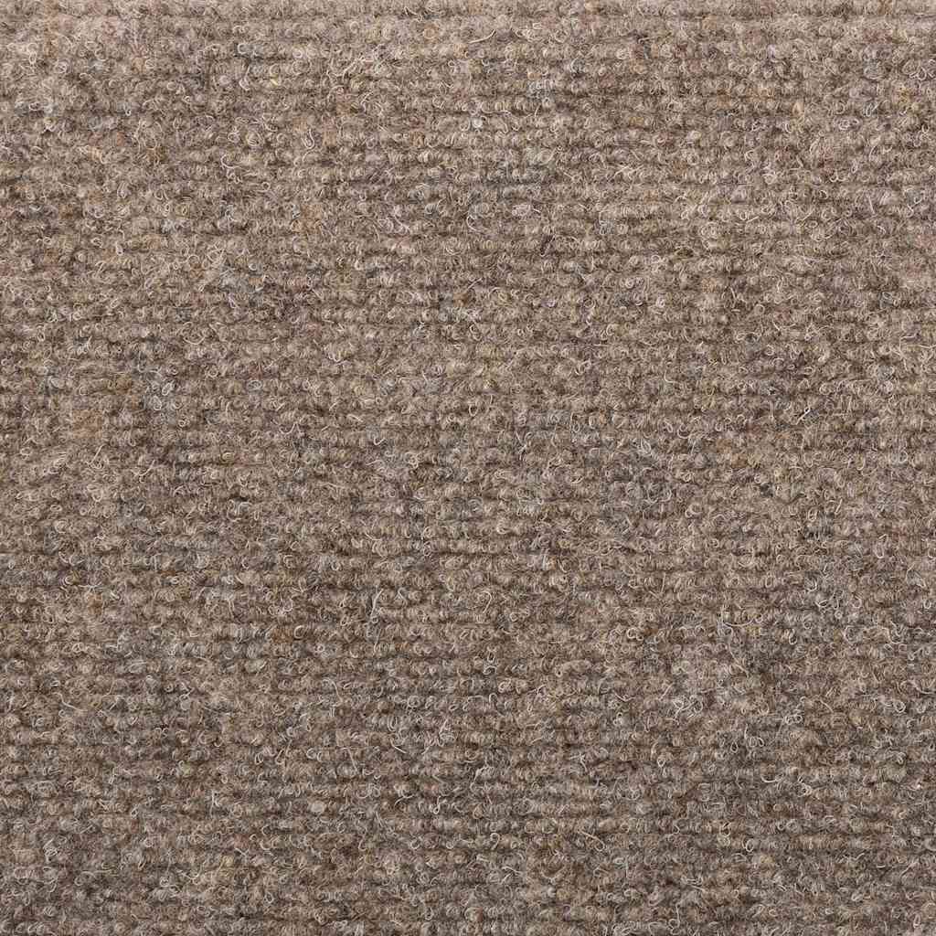 Laiptų kilimėliai, lipnūs, 10 vnt., 65x21x4 cm, smėlio spalvos, pusapvaliai, dideli