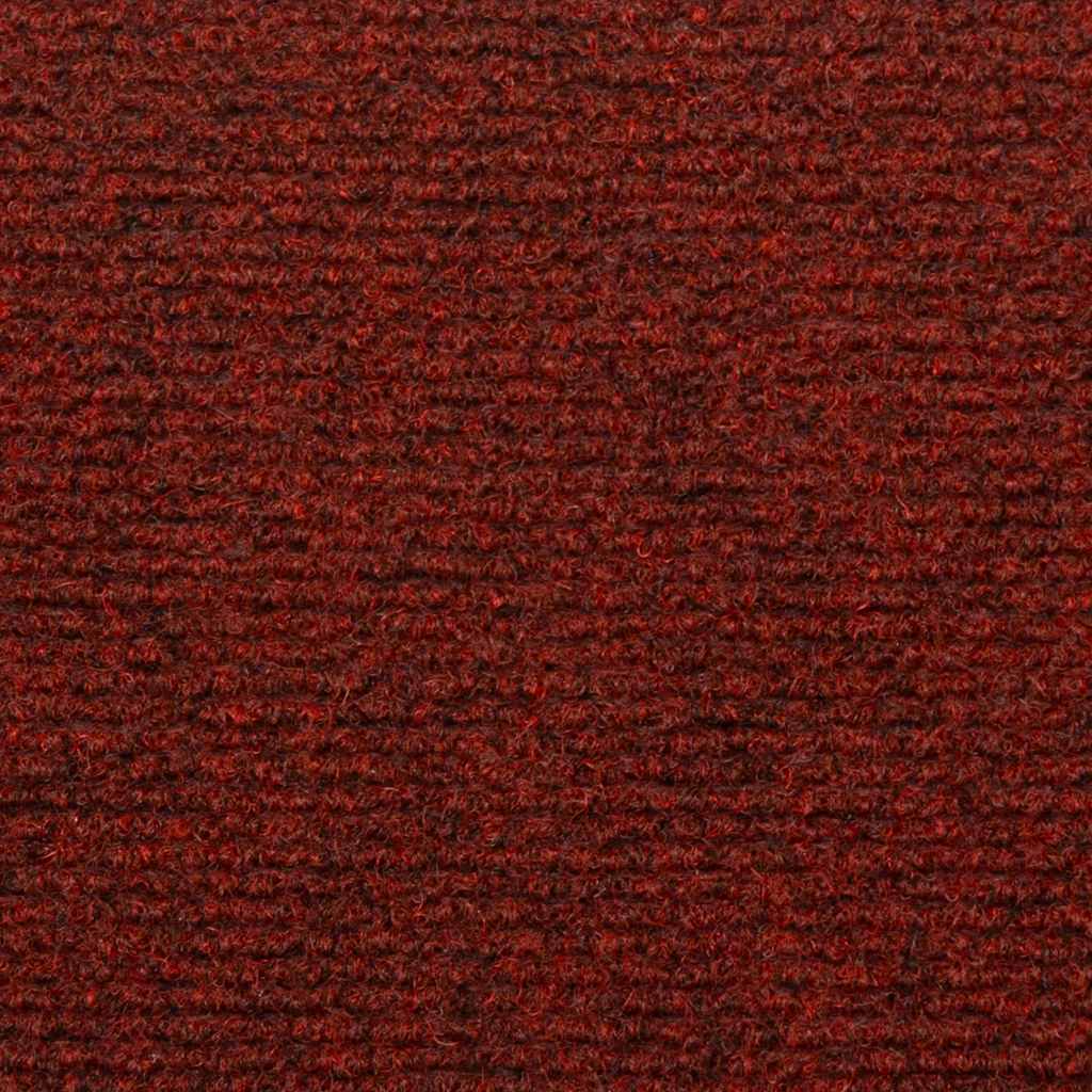 Paklājiņi kāpnēm, pašlīmējoši, 5 gab., 65x21x4 cm, bordo sarkani, taisnstūra, maliņas