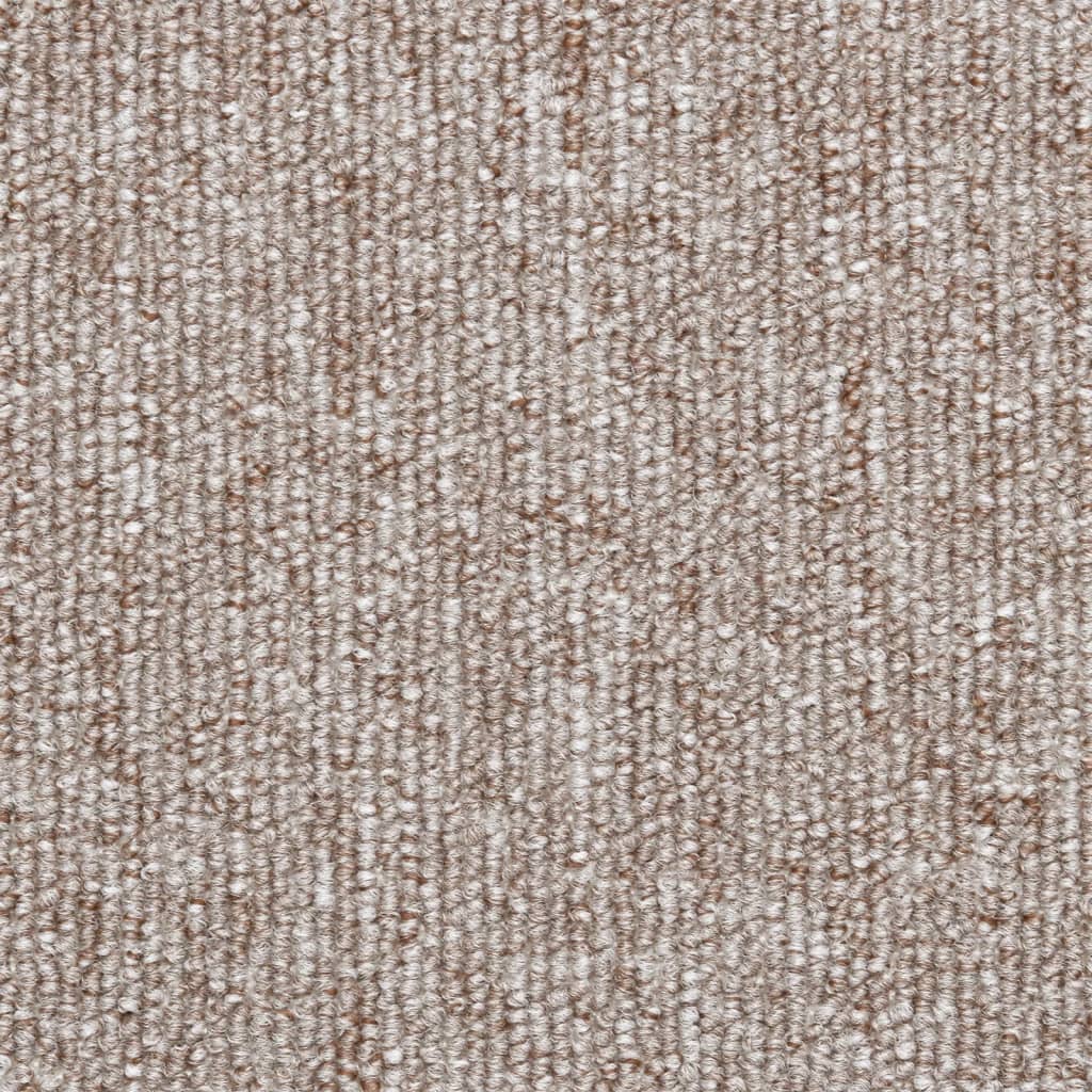 Laiptų kilimėliai, 10 vnt., 56x17x3 cm, šviesiai rudi, pusapvaliai