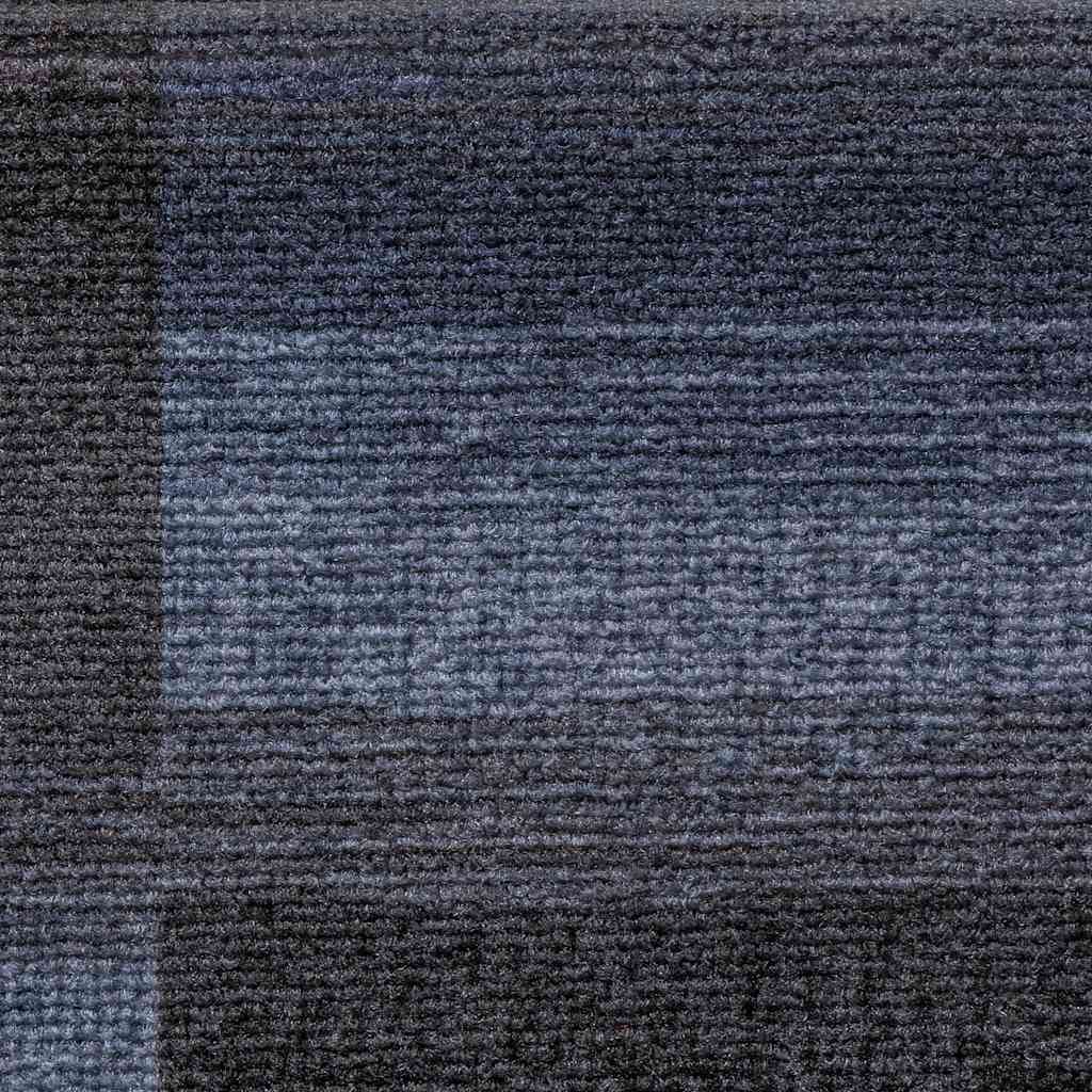 Pašlīdoši kāpņu paklājiņi, 5 gab., melni un pelēki, 65x21x4cm