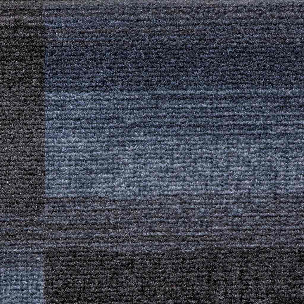 Lipnūs laiptų kilimėliai, 5vnt., juodi ir pilki, 65x21x4cm